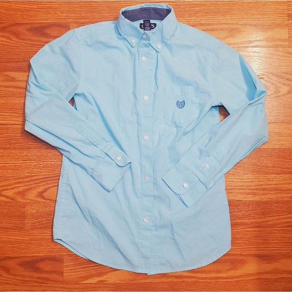 ❤ 4 for $25 ❤ #R Chaps Girls Button Up Blouse 10 12 - Picture 6 of 8